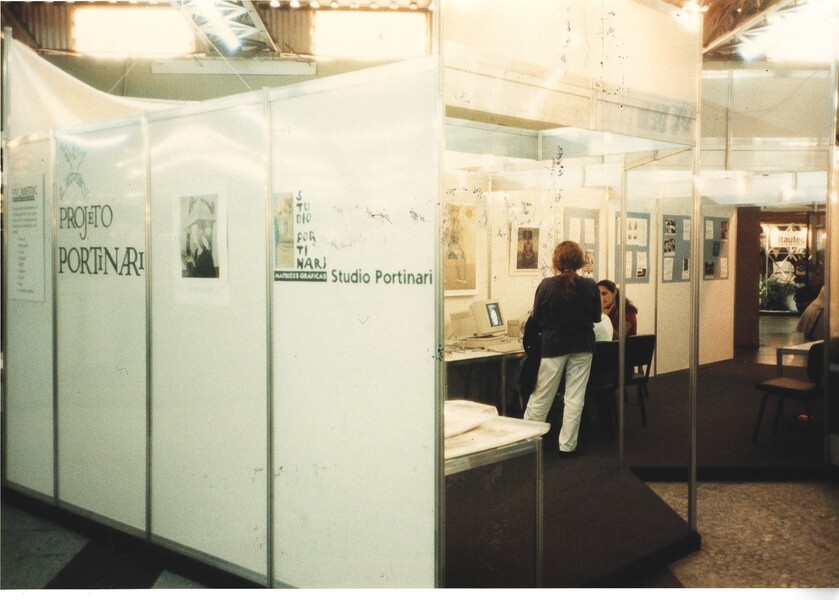 Equipe do Projeto Portinari na Feira de Informática COMDEX