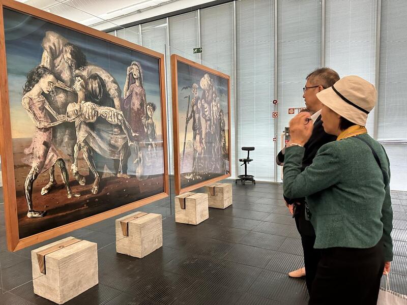 Visita da Comissão Chinesa ao Museu de Arte de São Paulo Assis Chateaubriand 