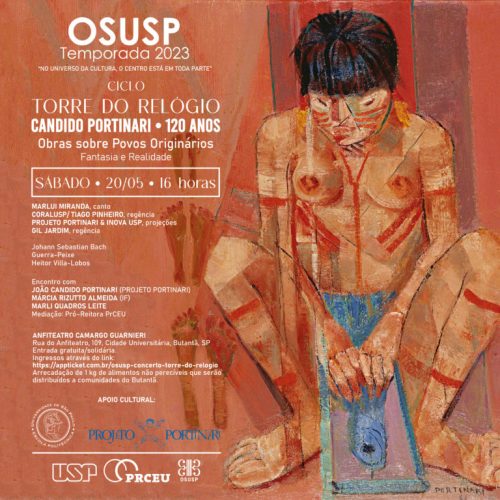 Ciclo Torre do relógio - Candido Portinari -120 anos - Obras sobre os povos originários [cartaz]