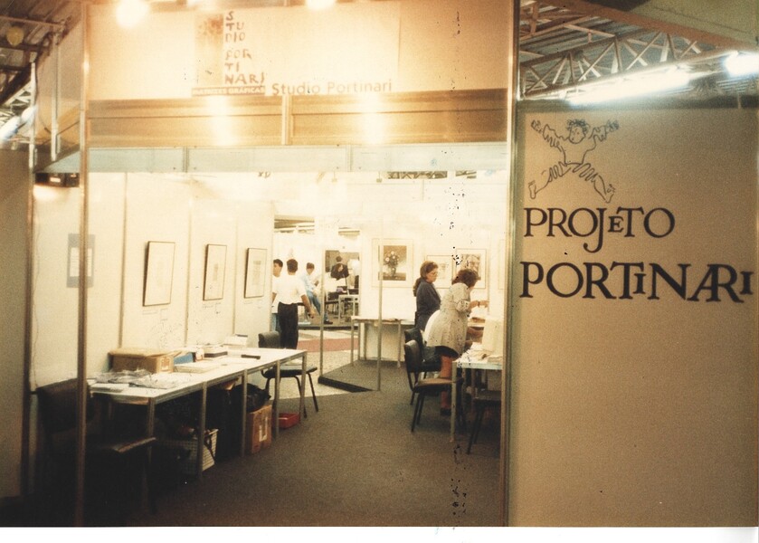 Equipe do Projeto Portinari na Feira de Informática COMDEX