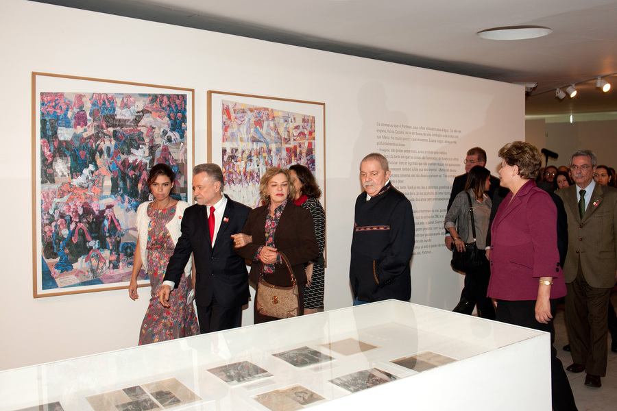 Exposição Guerra e Paz, de Portinari no  Memorial da América Latina