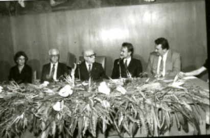 Instalação da Associação Cultural Candido Portinari durante cerimônia no Palácio Gustavo Capanema