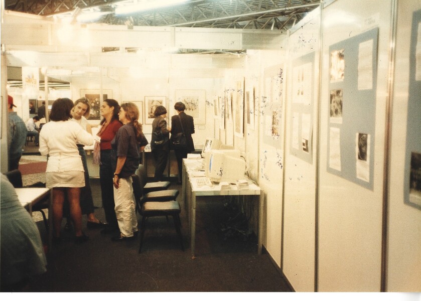 Equipe do Projeto Portinari na Feira de Informática COMDEX