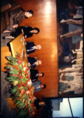 Instalação da Associação Cultural Candido Portinari durante cerimônia no Palácio Gustavo Capanema