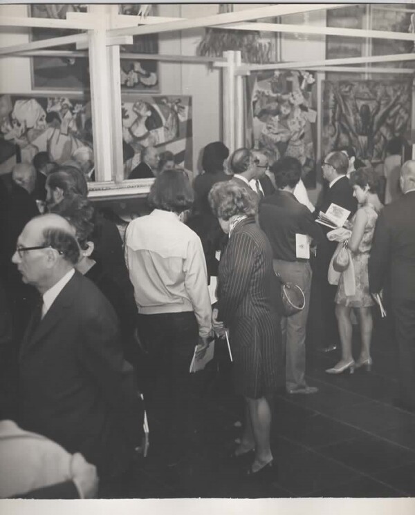 Inauguração da exposição Cem obras Primas de Portinari no Museu de Arte de São Paulo
