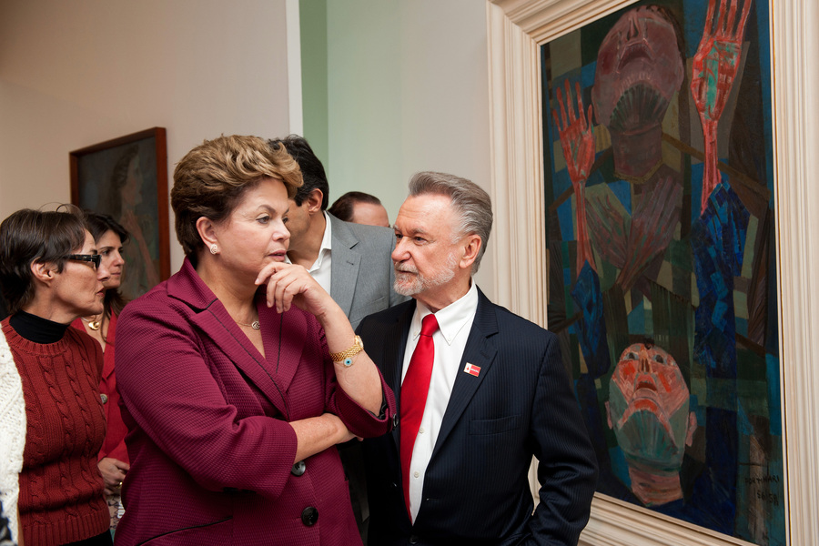 Exposição Guerra e Paz, de Portinari no  Memorial da América Latina