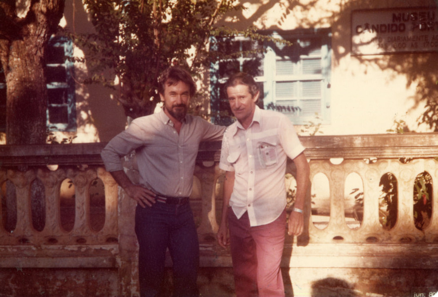 João Candido Portinari em visita a  Brodowski