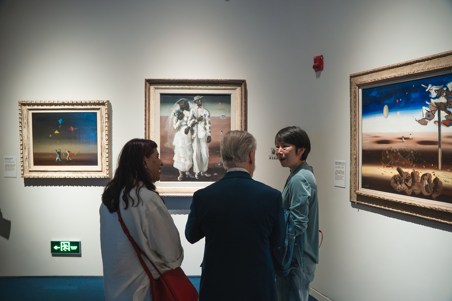 Cerimônia de abertura da exposição O Brasil de Portinari no Museu Nacional da China