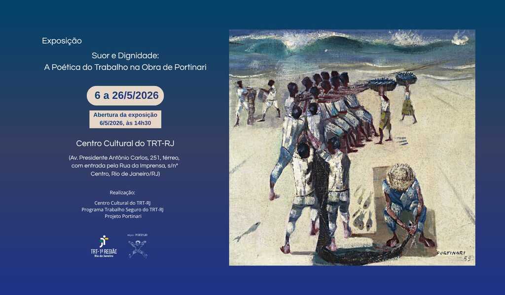 Exposição "Suor e Dignidade: a poética do trabalho na obra de Portinari"