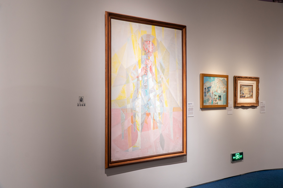 Montagem da Exposição O Brasil de Portinari no Museu Nacional da China