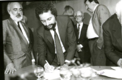 Instalação da Associação Cultural Candido Portinari durante cerimônia no Palácio Gustavo Capanema