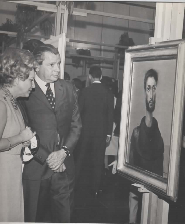 Inauguração da exposição Cem obras Primas de Portinari no Museu de Arte de São Paulo