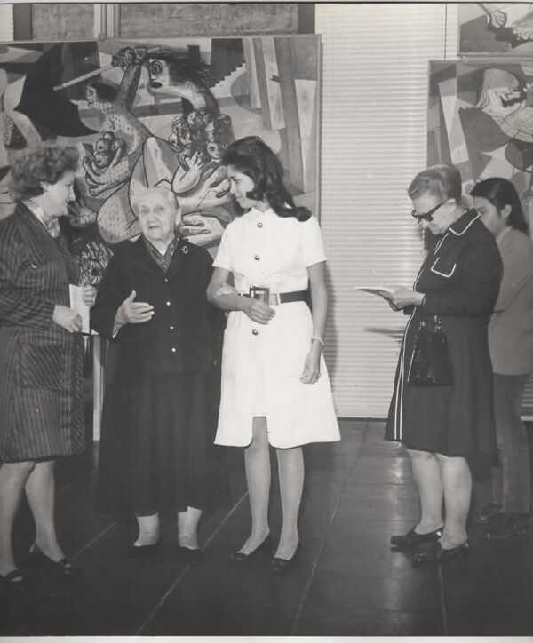 Inauguração da exposição Cem obras Primas de Portinari no Museu de Arte de São Paulo