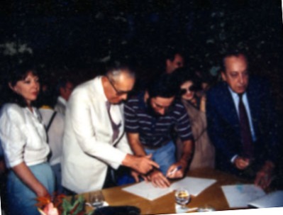 Instalação da Associação Cultural Candido Portinari durante cerimônia no Palácio Gustavo Capanema