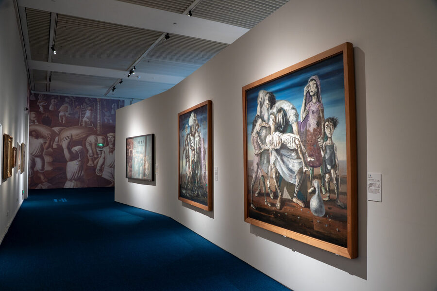 Cerimônia de abertura da exposição O Brasil de Portinari no Museu Nacional da China