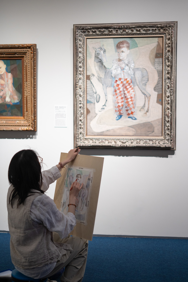 Cerimônia de abertura da exposição O Brasil de Portinari no Museu Nacional da China