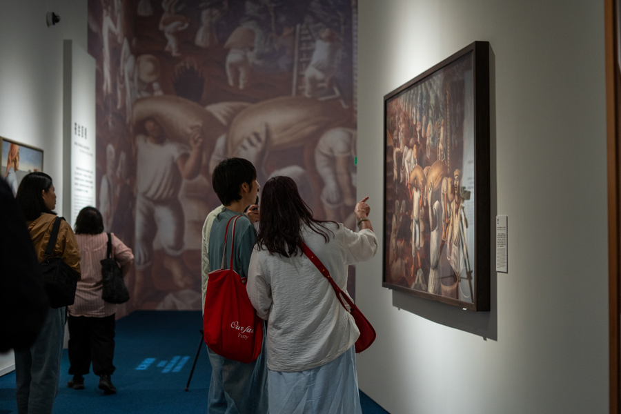 Cerimônia de abertura da exposição O Brasil de Portinari no Museu Nacional da China