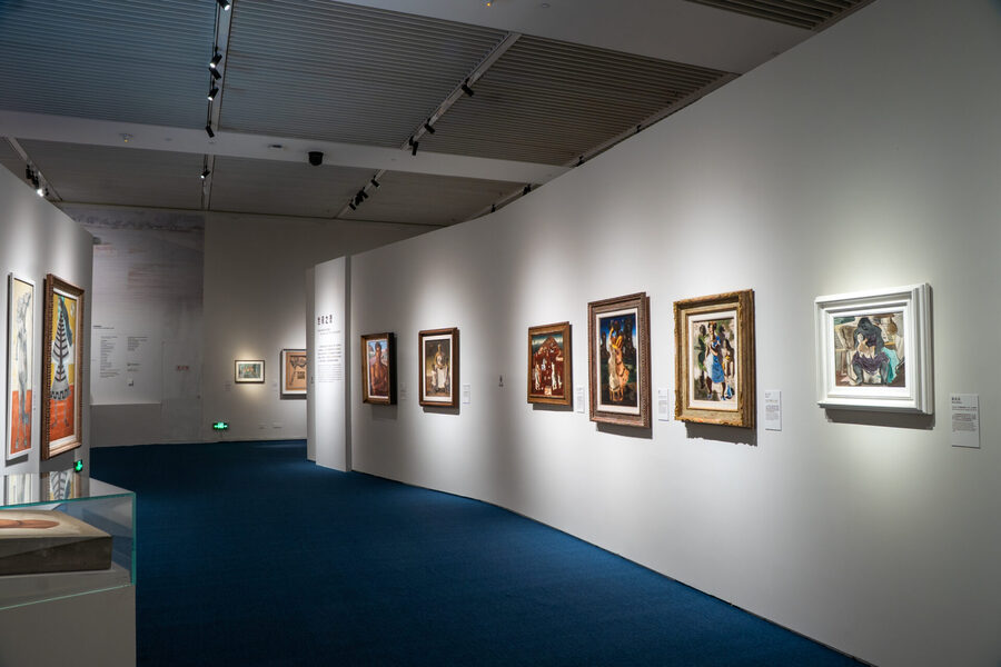 Cerimônia de abertura da exposição O Brasil de Portinari no Museu Nacional da China