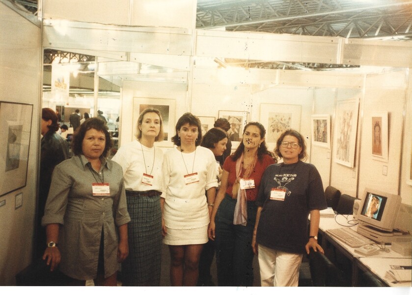 Equipe do Projeto Portinari na Feira de Informática COMDEX