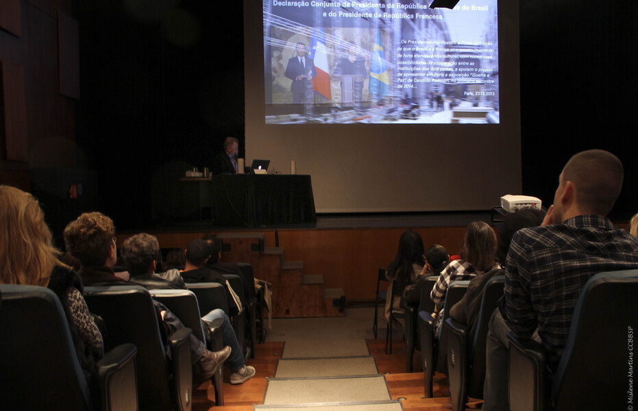 Palestra de João Candido Portinari no Centro Cultural Banco do Brasil