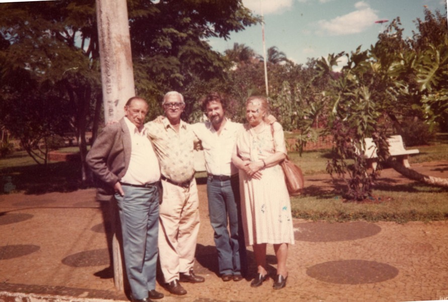 João Candido Portinari em visita a  Brodowski