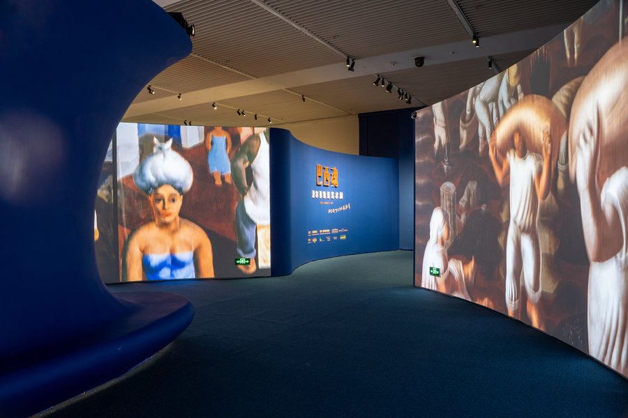 Tour pela exposição O Brasil de Portinari na China
