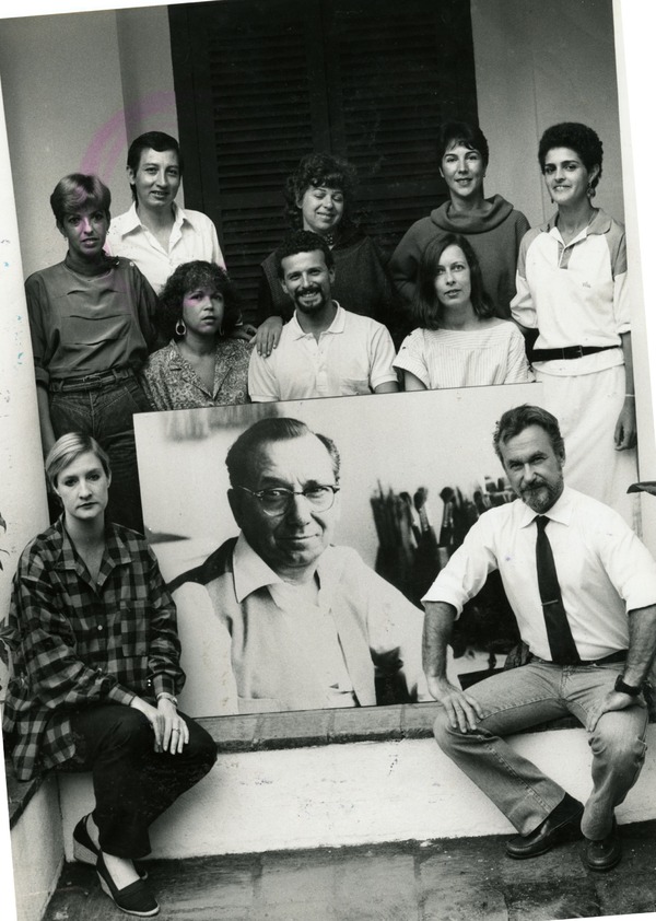 Equipe do Projeto Portinari nos anos 90