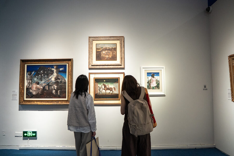 Cerimônia de abertura da exposição O Brasil de Portinari no Museu Nacional da China