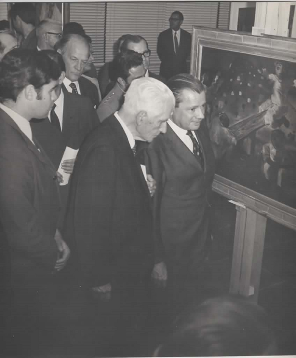 Inauguração da exposição Cem obras Primas de Portinari no Museu de Arte de São Paulo