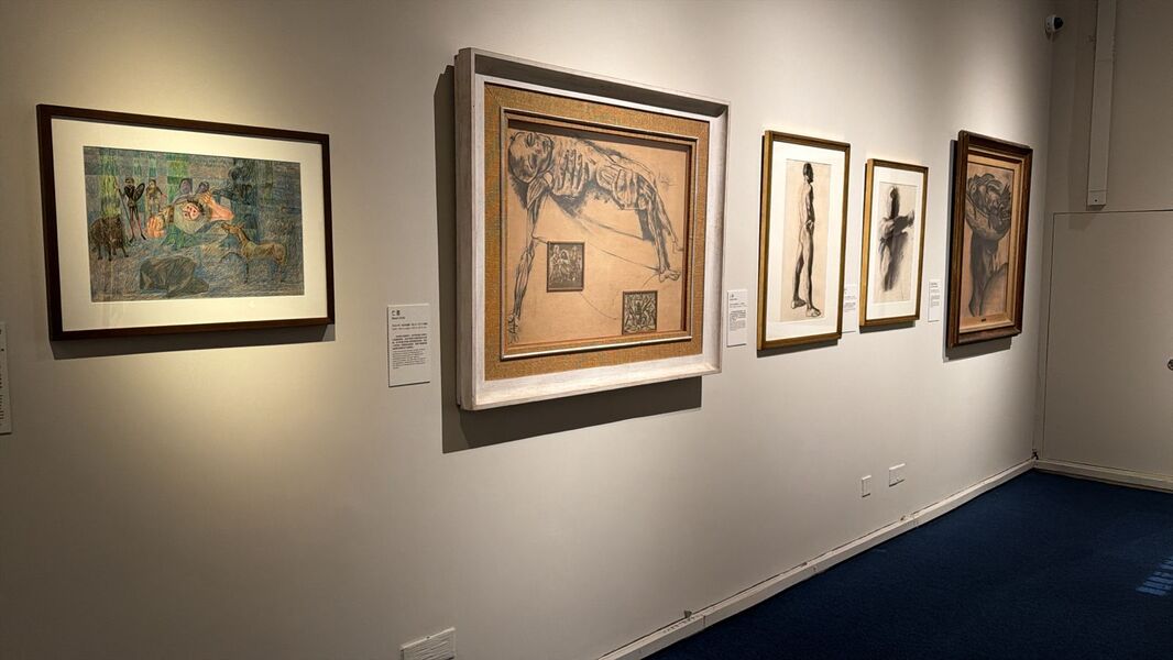Montagem da Exposição O Brasil de Portinari no Museu Nacional da China